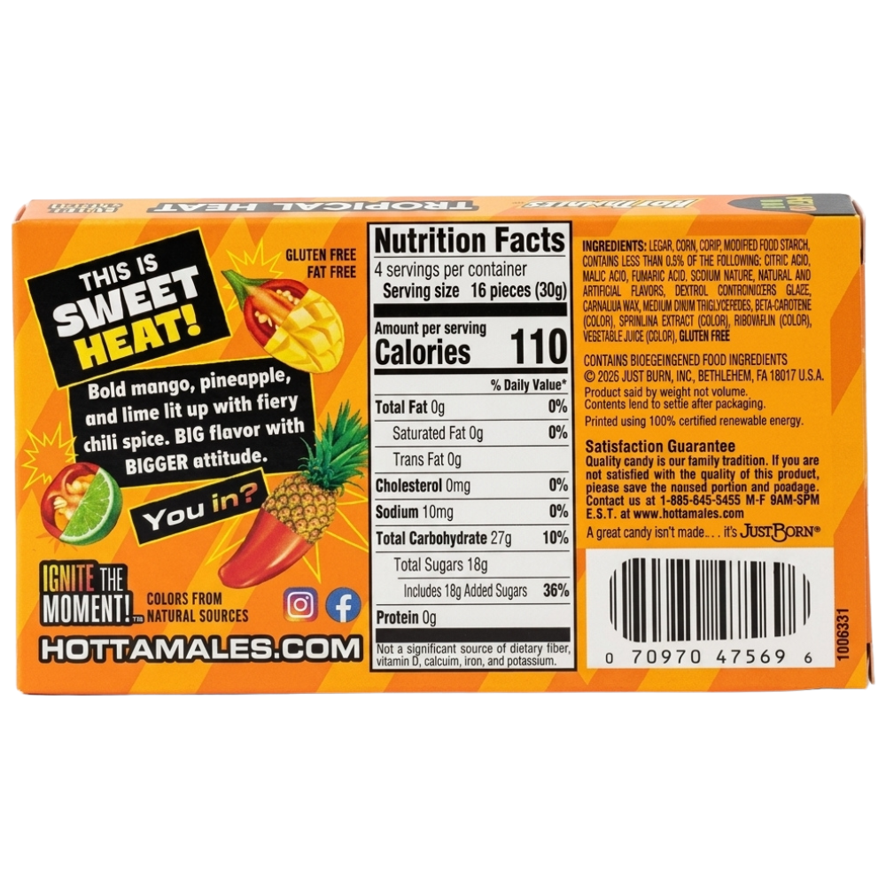 Hot Tamales Tropical Heat - 4.25oz