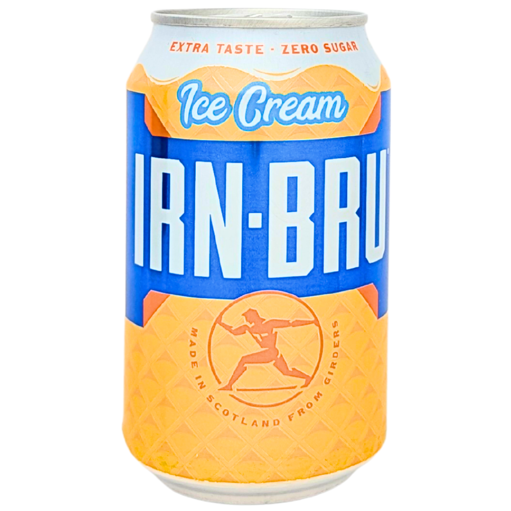 Irn Bru Ice Cream Zero Sugar (UK) - 330mL