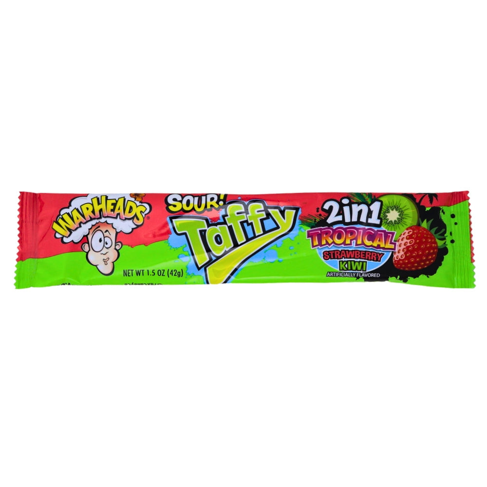 Warheads Sour Tropical Taffy 2in1 - 1.49oz *BB Sep 17 2026*