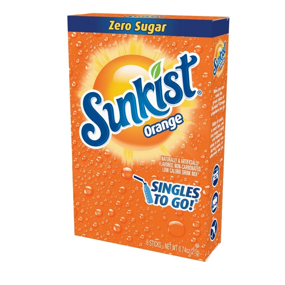 Sunkist Orange Singles To Go
