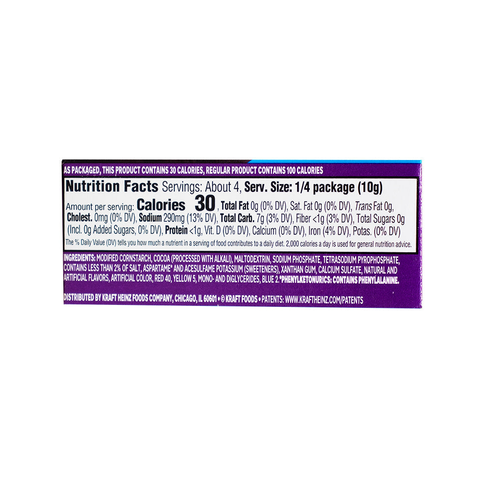 Jell-O Instant Pudding Sugar Free Chocolate Fudge - 1oz
