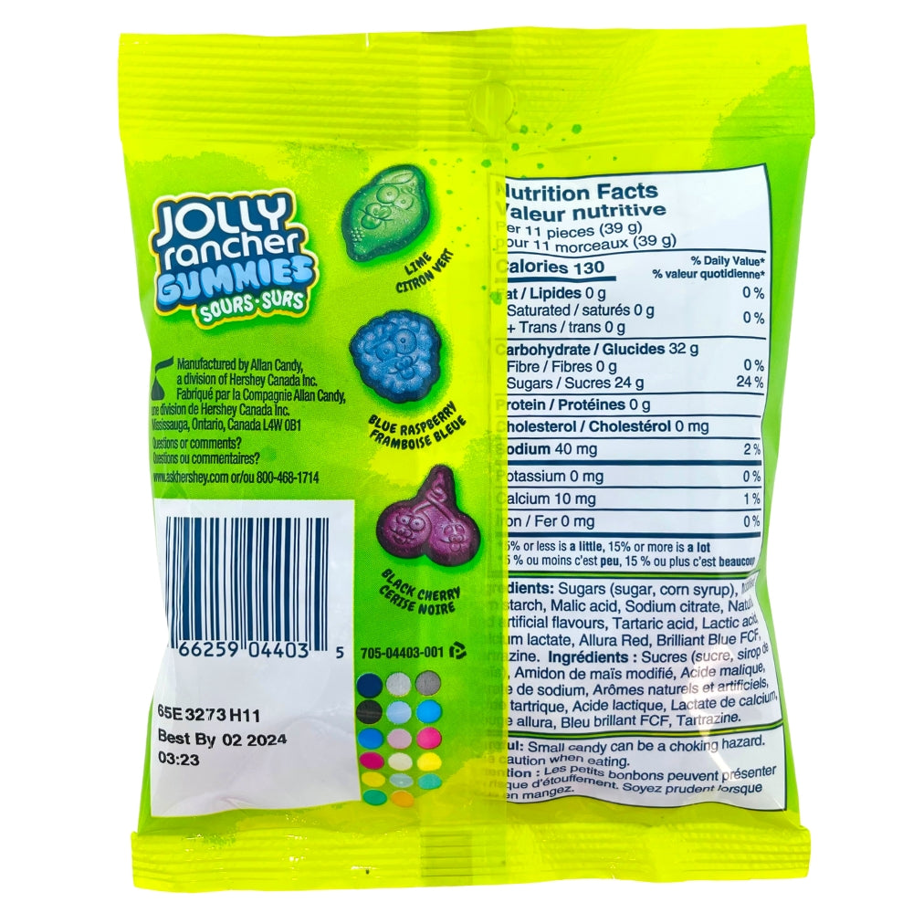 Jolly Rancher Gummies Sours - 182g