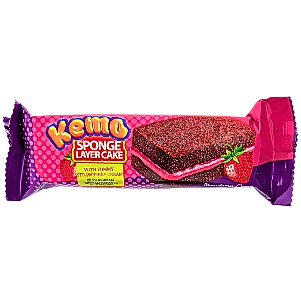 Kemo Sponge Layer Cake Strawberry Cream (Turkey)