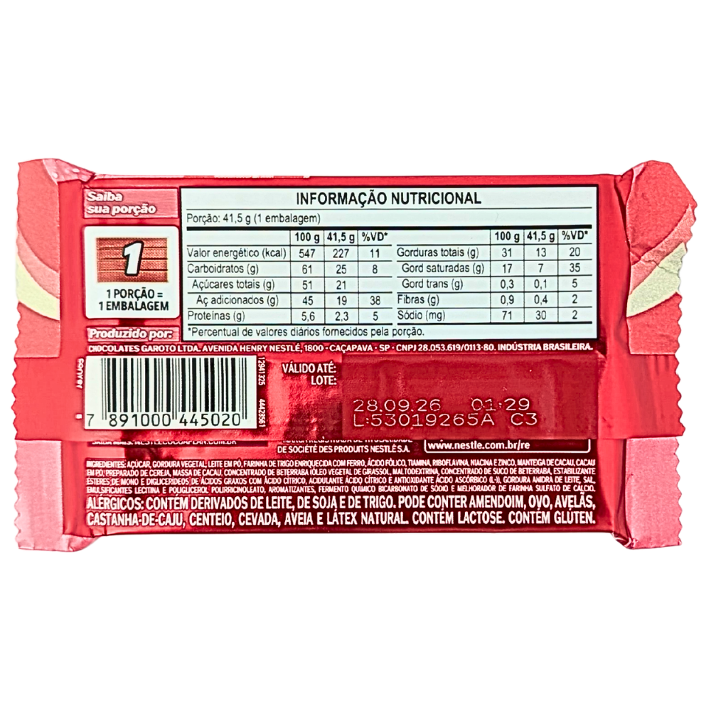 Kit Kat Cherry Vanilla (Brazil) - 41.5g