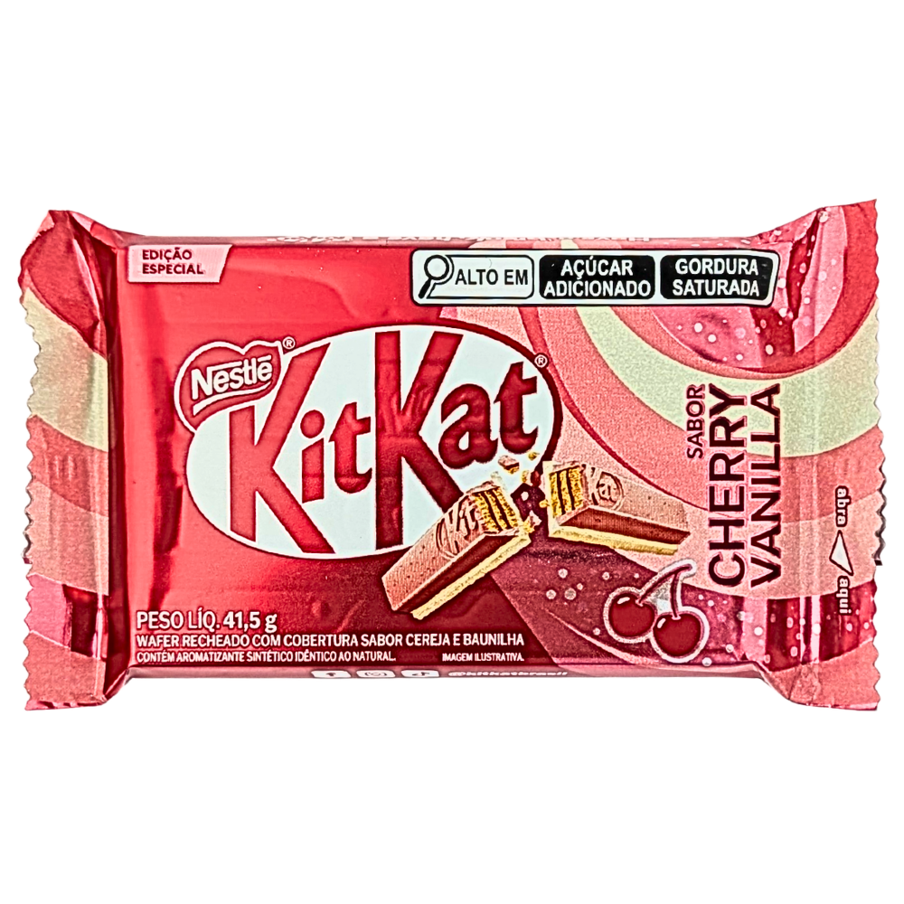 Kit Kat Cherry Vanilla (Brazil) - 41.5g