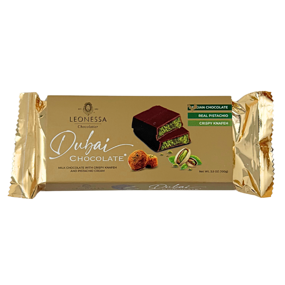 Leonessa Dubai Chocolate Bar - 3.5oz *BB Aug 31 2026*