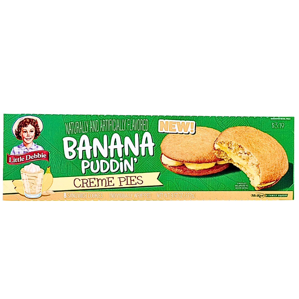 Little Debbie Banana Puddin' Creme Pies - 272g **BB Sep 7 2026**