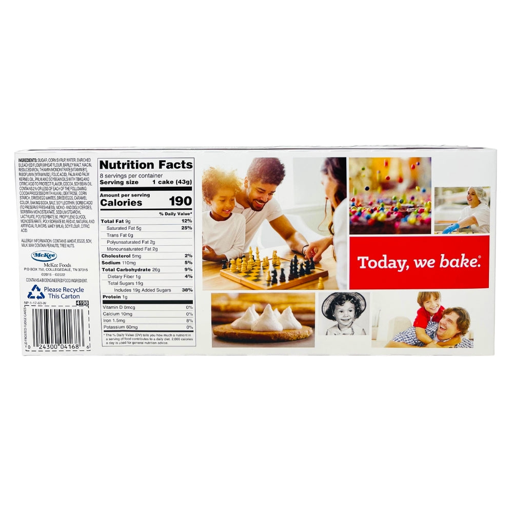 Little Debbie Frosted Fudge Cakes - 12oz **BB Aug 22 2026**