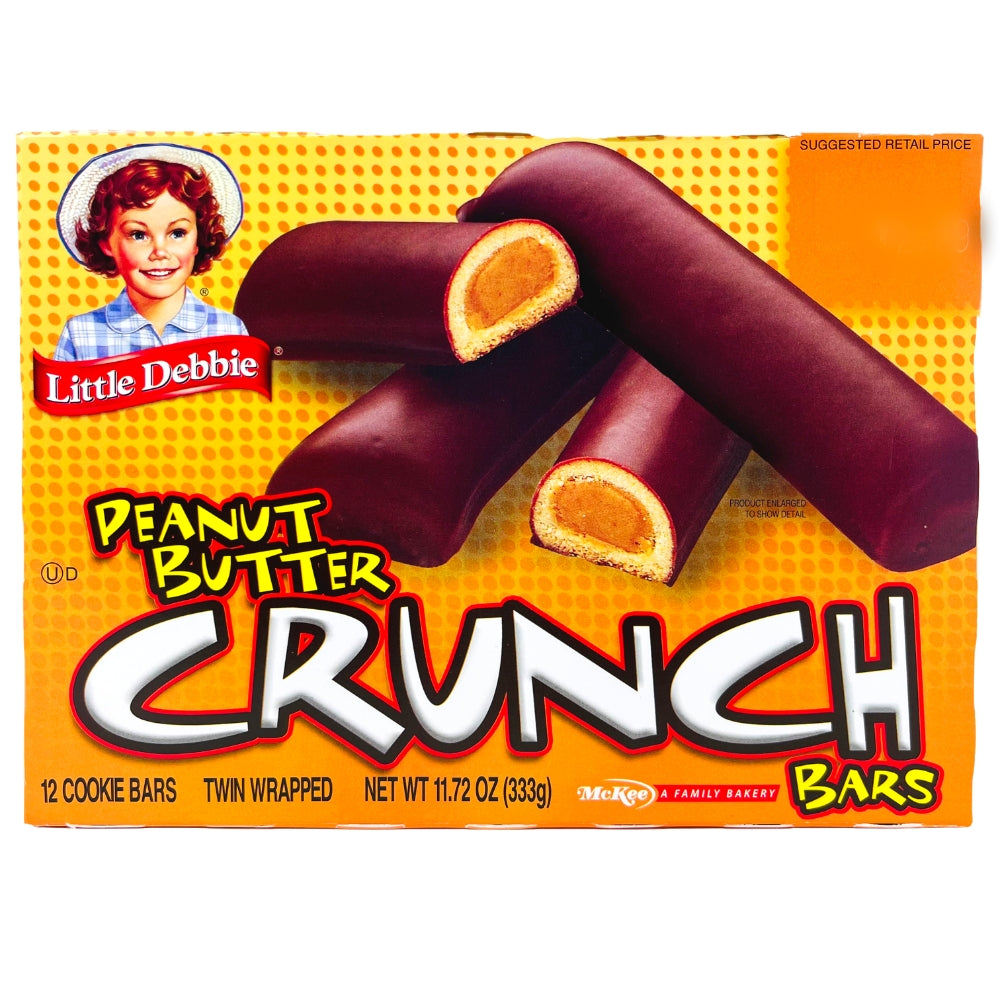Little Debbie Peanut Butter Crunch Bars - 11.72oz **BB Aug 25 2026**