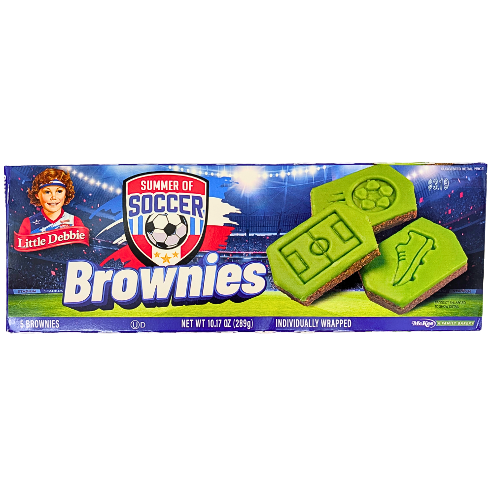 Little Debbie Summer of Soccer Brownies (5 Brownies) - 289g **BB Aug 20 2026**