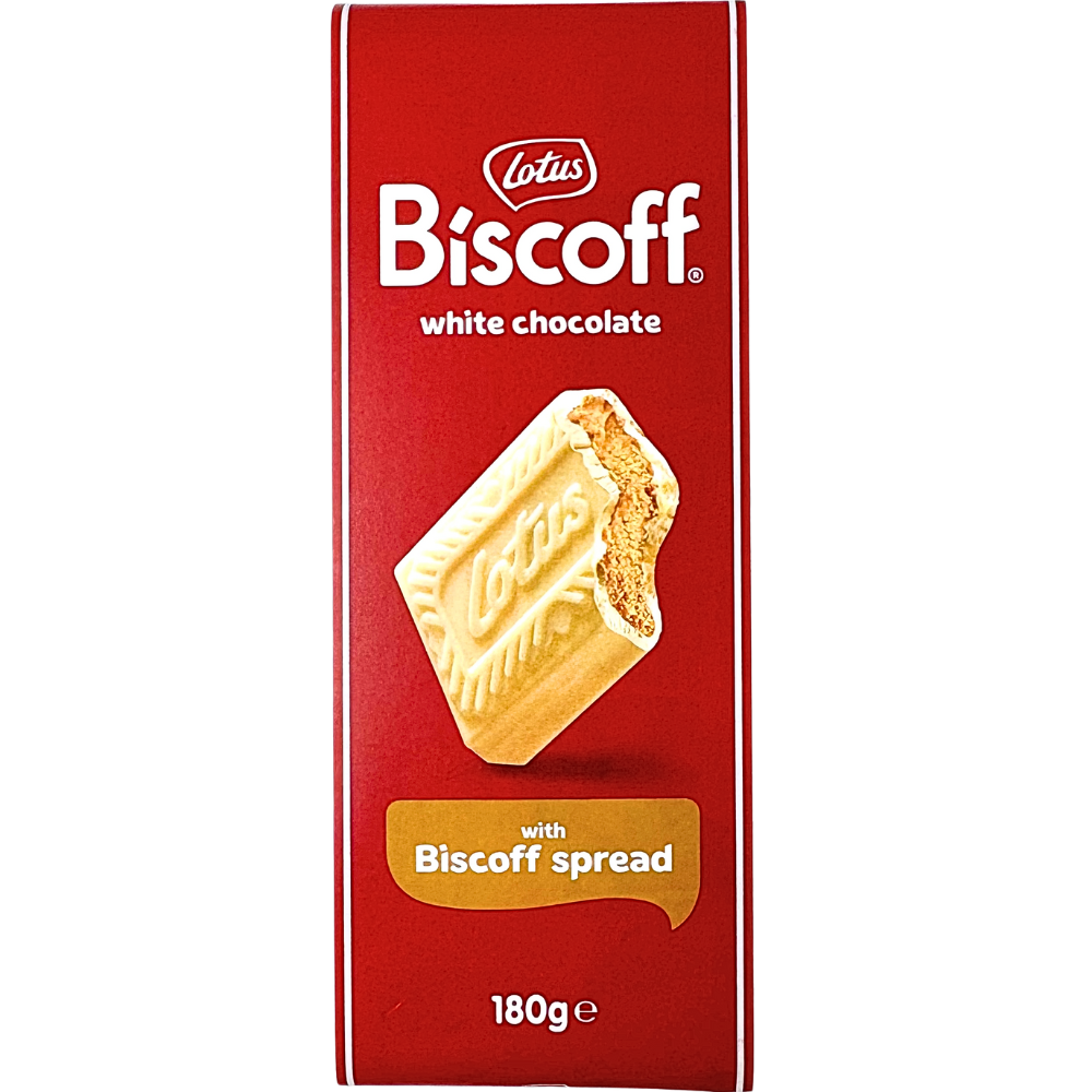 Lotus Biscoff White Chocolate with Biscoff Cream (UK) - 180g