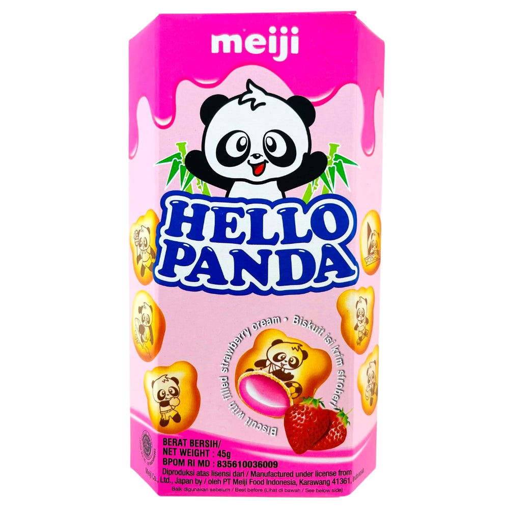 Meiji Hello Panda Strawberry - 45g (Indonesia)
