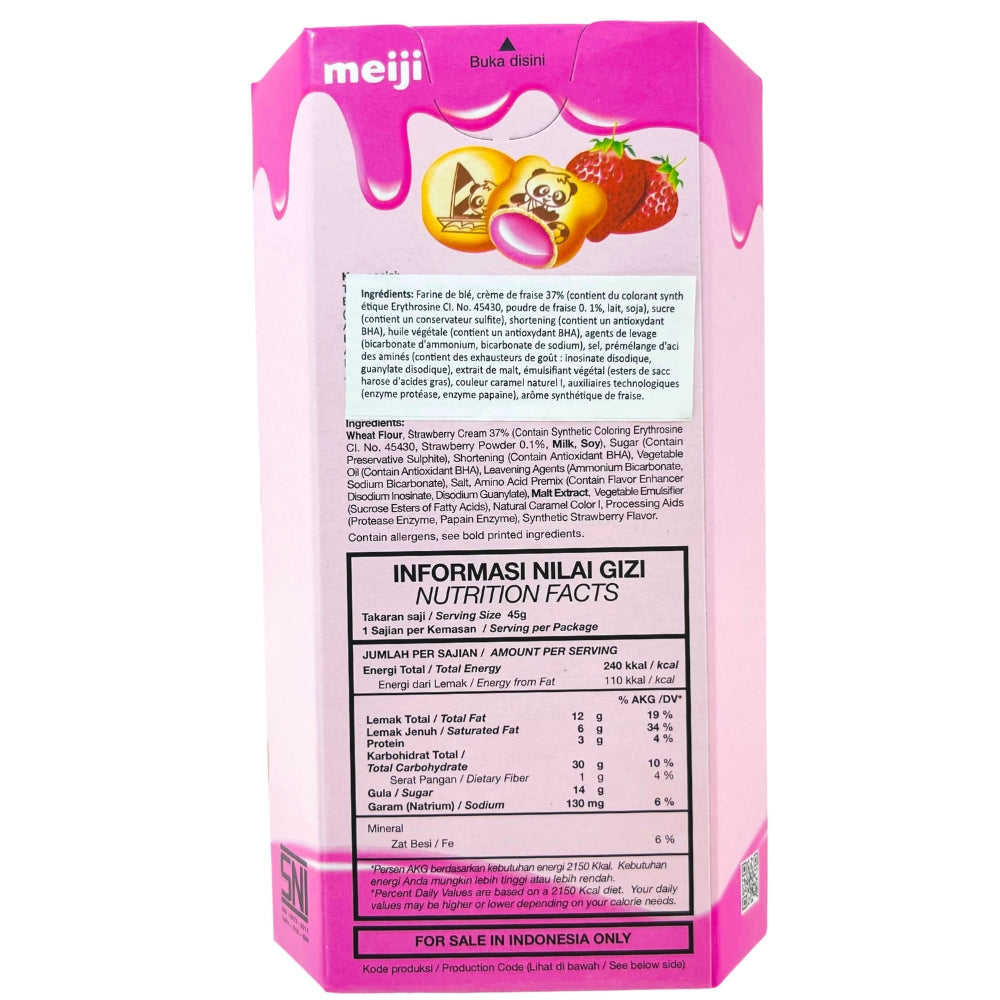 Meiji Hello Panda Strawberry - 45g (Indonesia)