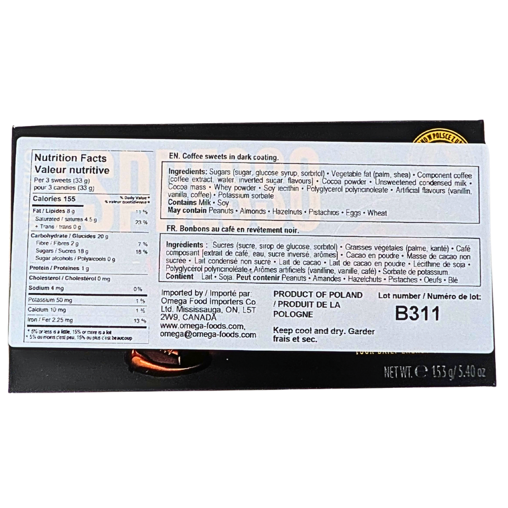 Mieszko Espresso Chocolates - 153g *BB Sep 30 2026*