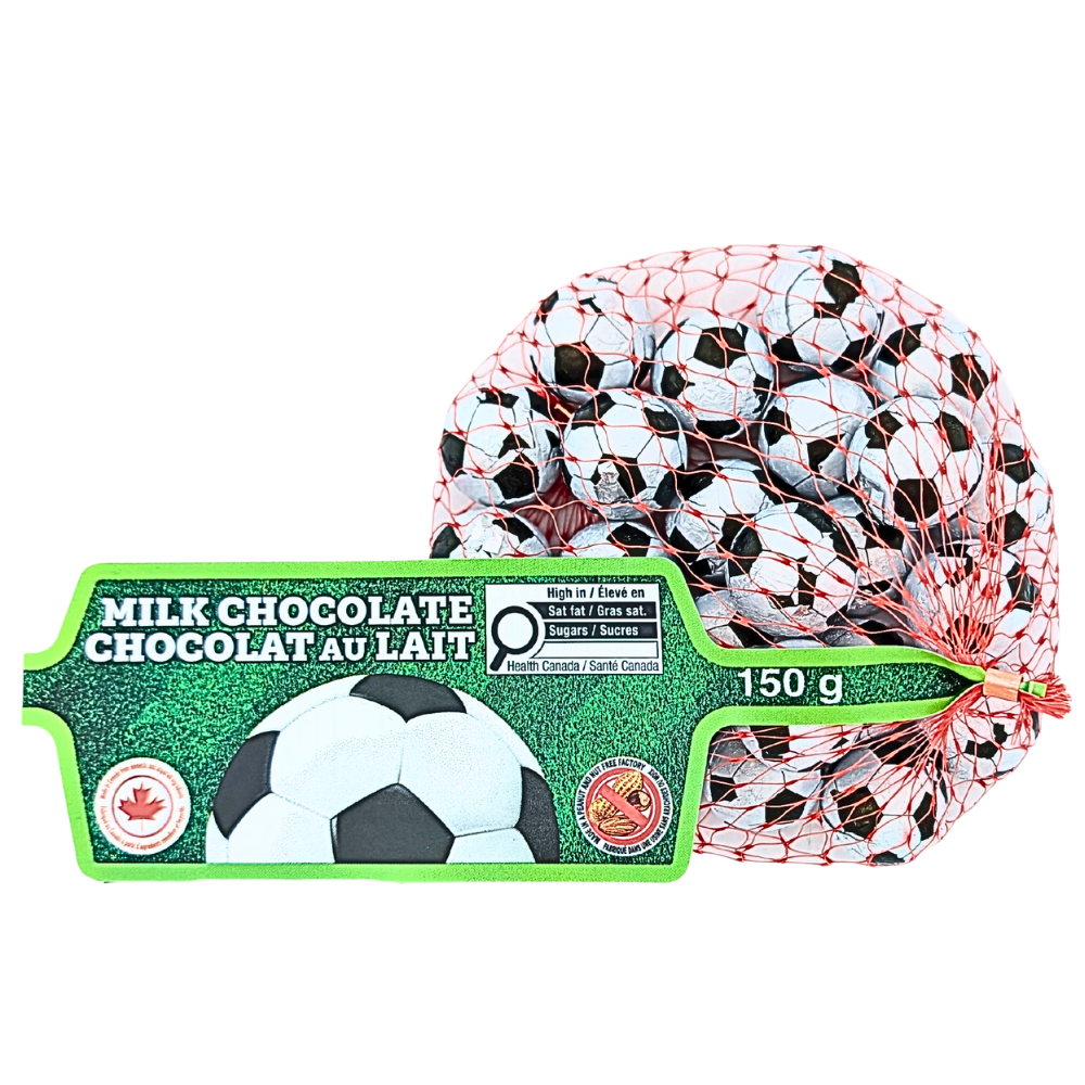 Milk Chocolate Soccer Balls - 150g