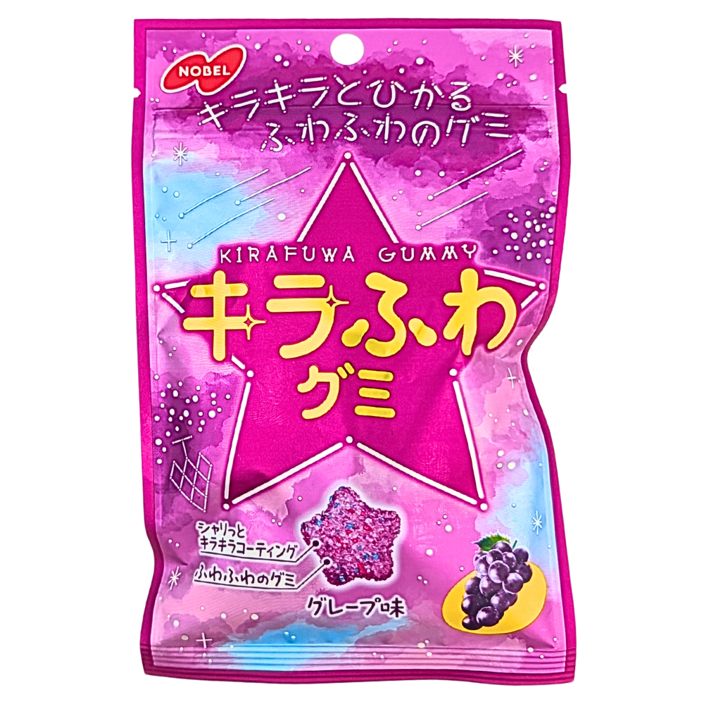 Nobel Kirafuwa Gummy Grape (Japan) - 50g