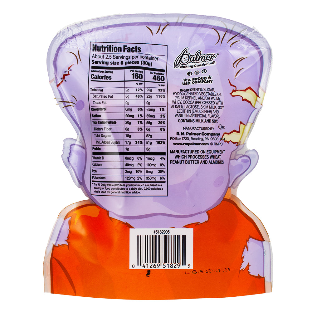 Palmer Party Pals Monster Chocolate - 3oz