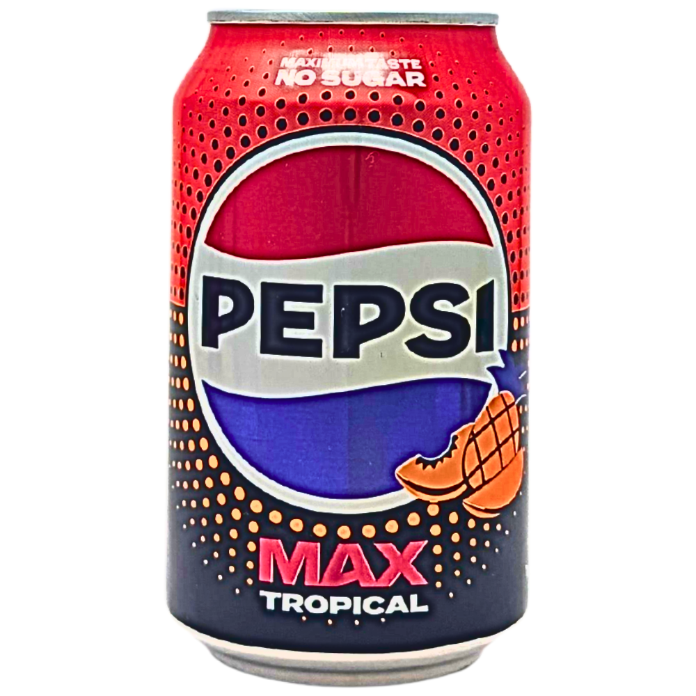 Pepsi MAX Tropical No Sugar (UK) - 330mL