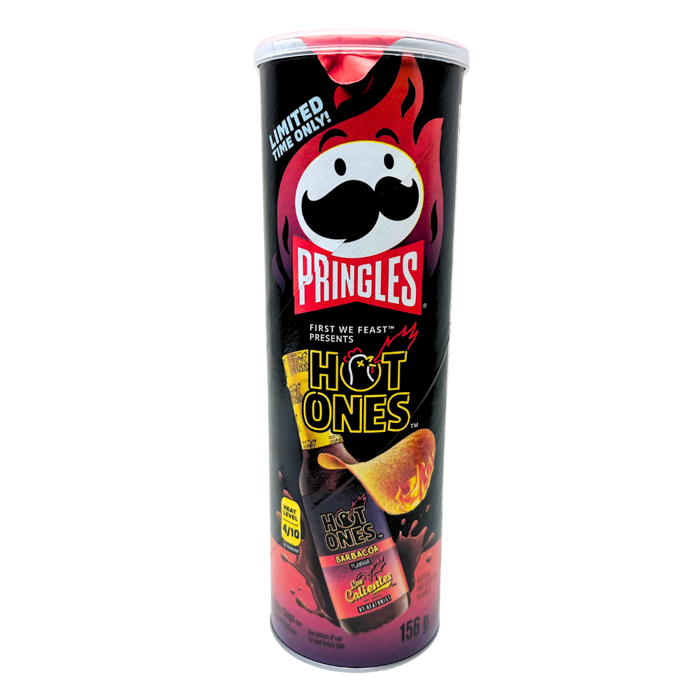 Pringles Hot Ones Barbacoa - 156g