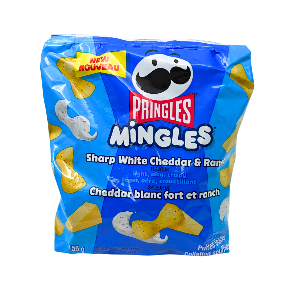 Pringles Mingles Sharp White Cheddar Ranch - 155g *BB Sep 19 2026*