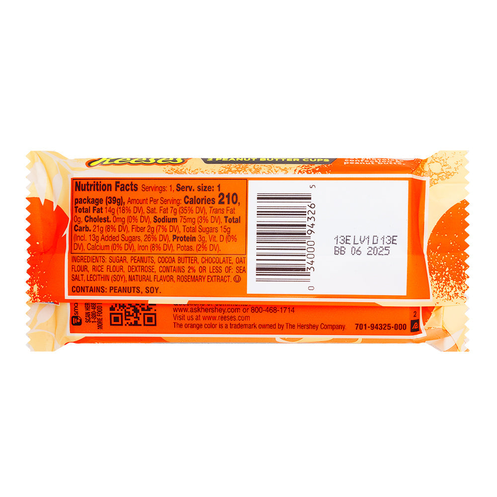 Reese's Plant Based Oat Chocolate Peanut Butter Cups - 1.4oz *BB Sep 30 2026*