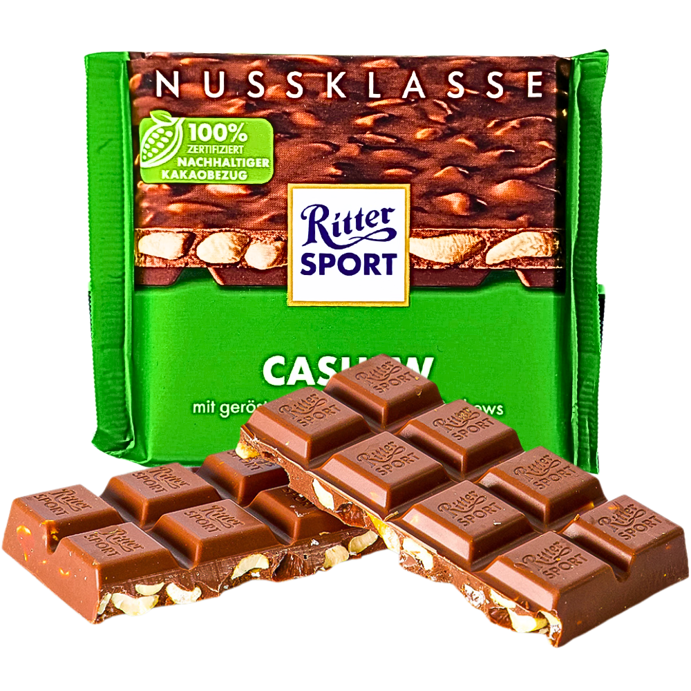 Ritter Sport Cashew - 100g *BB Sep 12 2026*