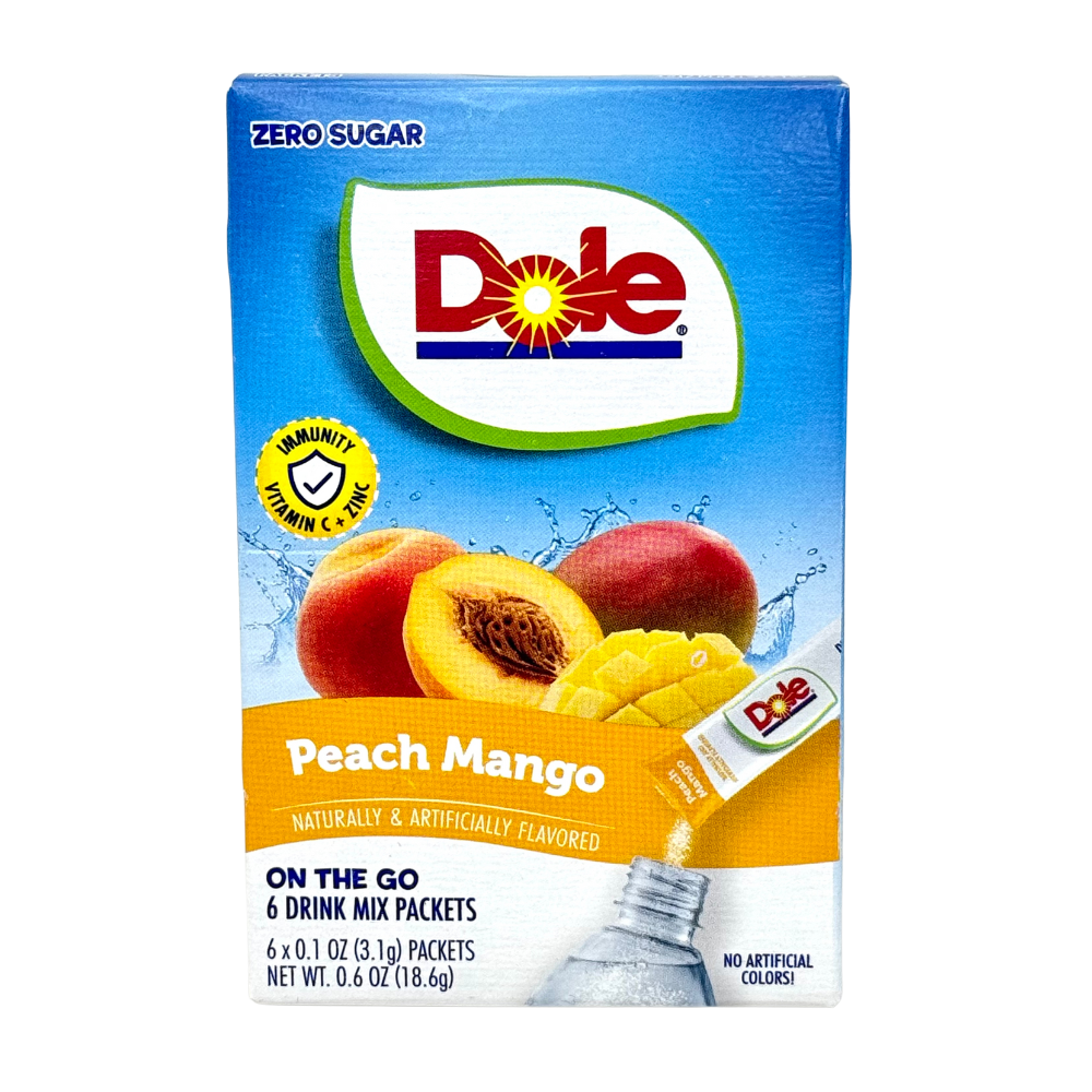 Singles To Go Dole Peach Mango (3.1g each packet)