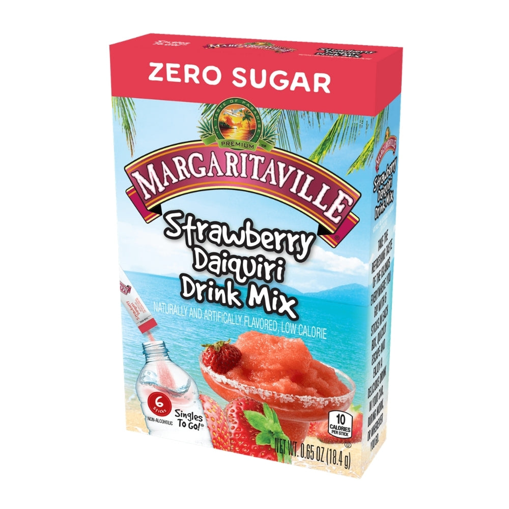 Margaritaville Strawberry Daiquiri Singles To Go Drink Mix