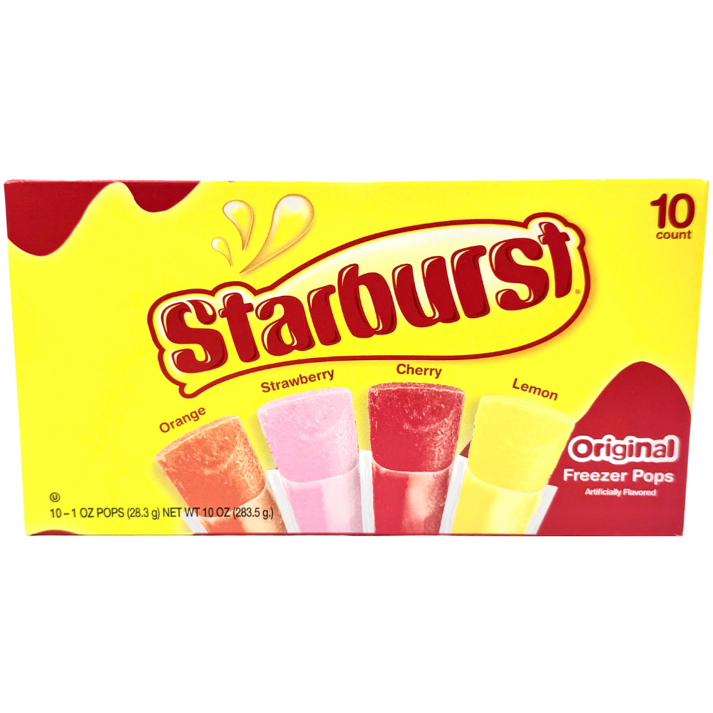 Starburst Freezer Pops 10 Pack - 10oz