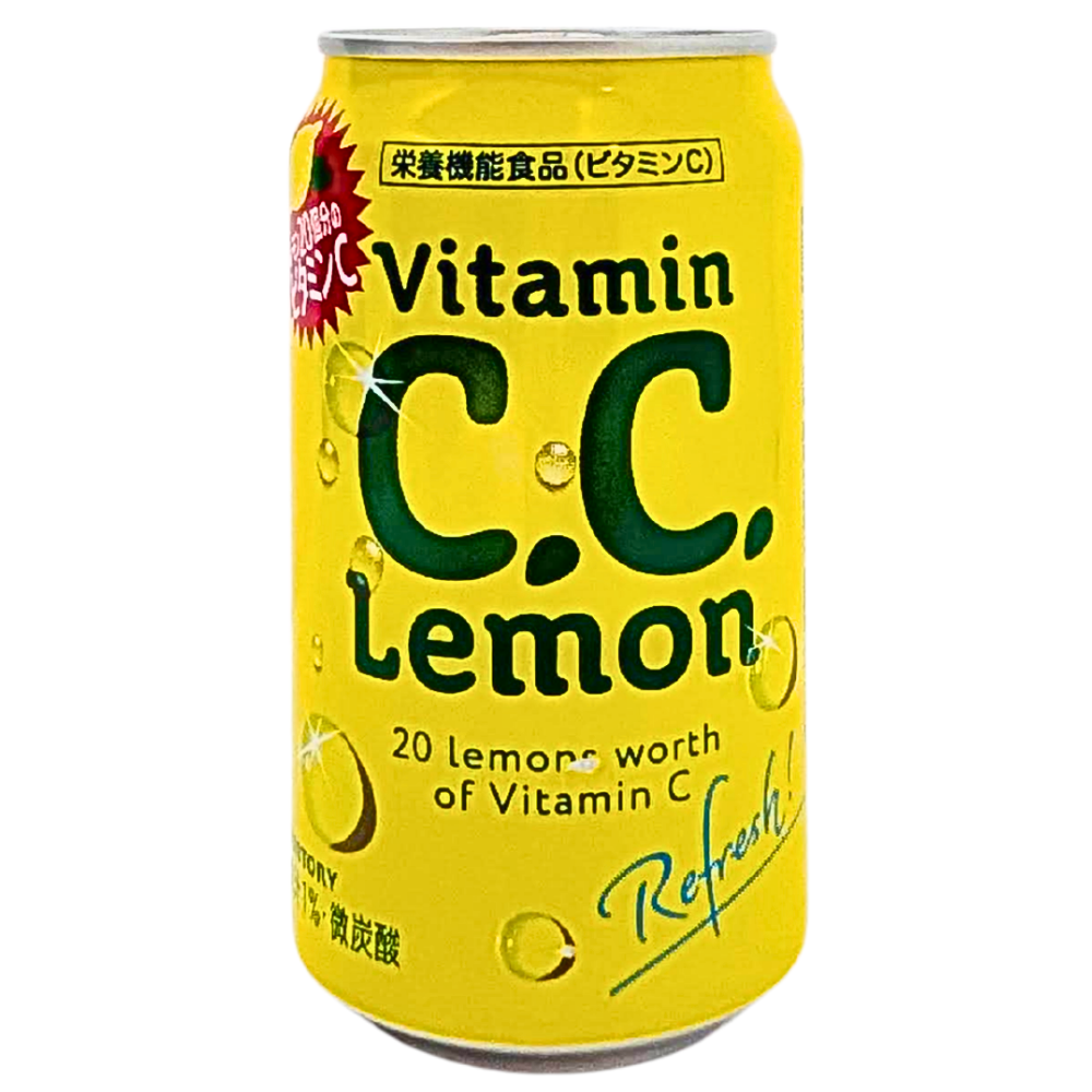 Suntory Vitamin C.C. Lemon Soft Drink (Japan) - 350mL