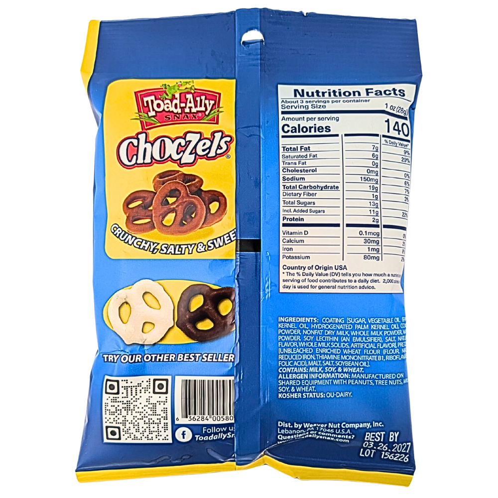 Toad-Ally Choczels - 2.75oz