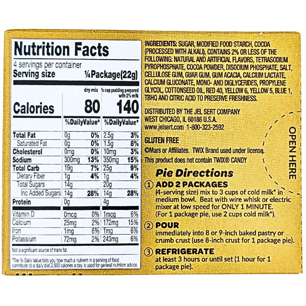 Twix Pudding & Pie Filling - 3.06oz