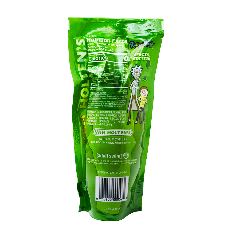 Van Holten's Rick and Morty Pickle Rick Jumbo Pickle - 9oz