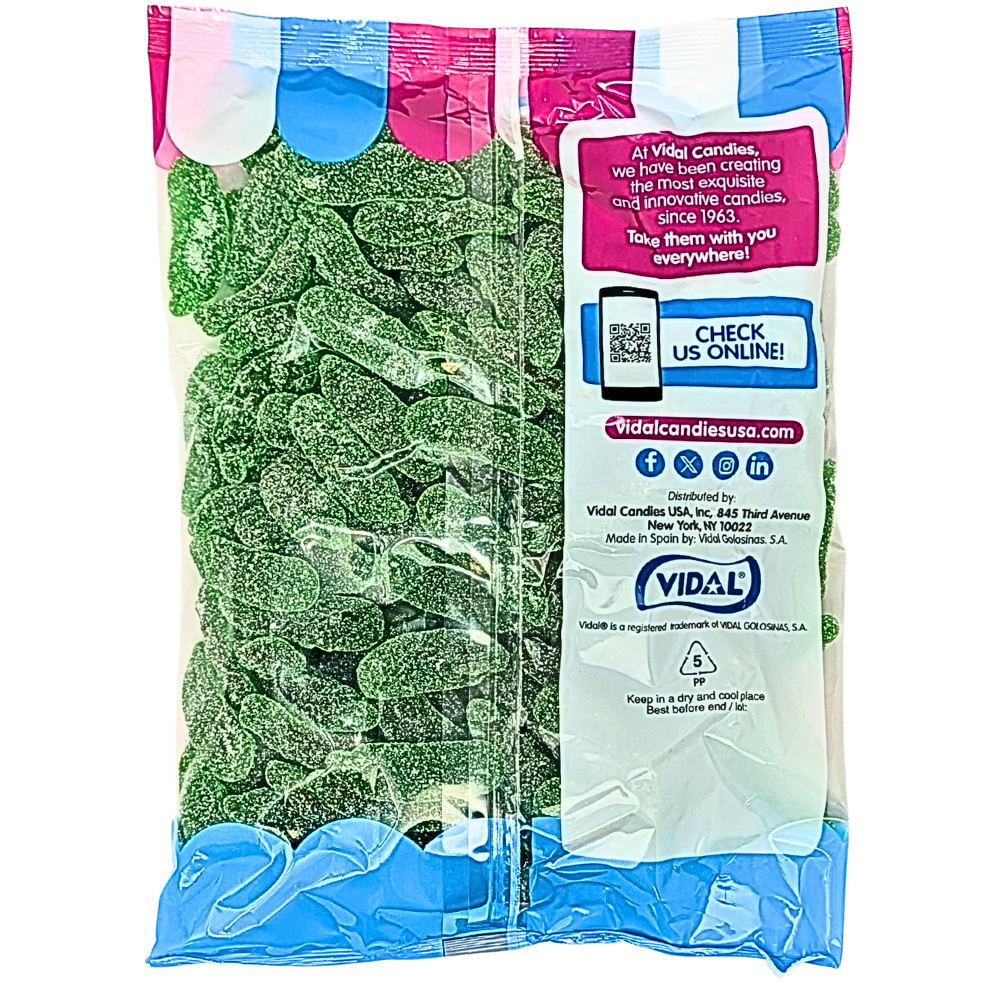 Vidal Sour Gummi Pickles - 2.2lb