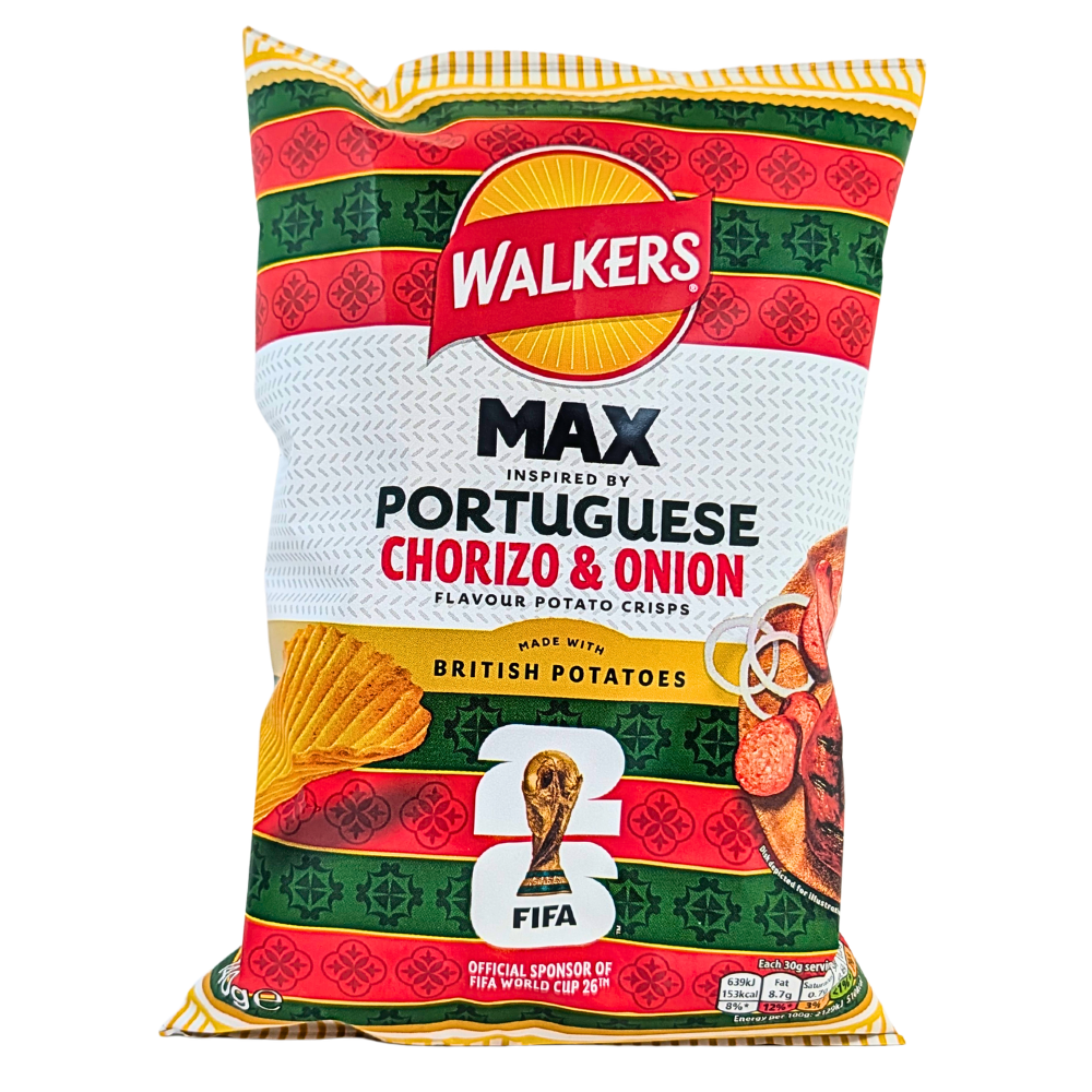 Walkers Portuguese Chorizo & Onion (UK) - 140g