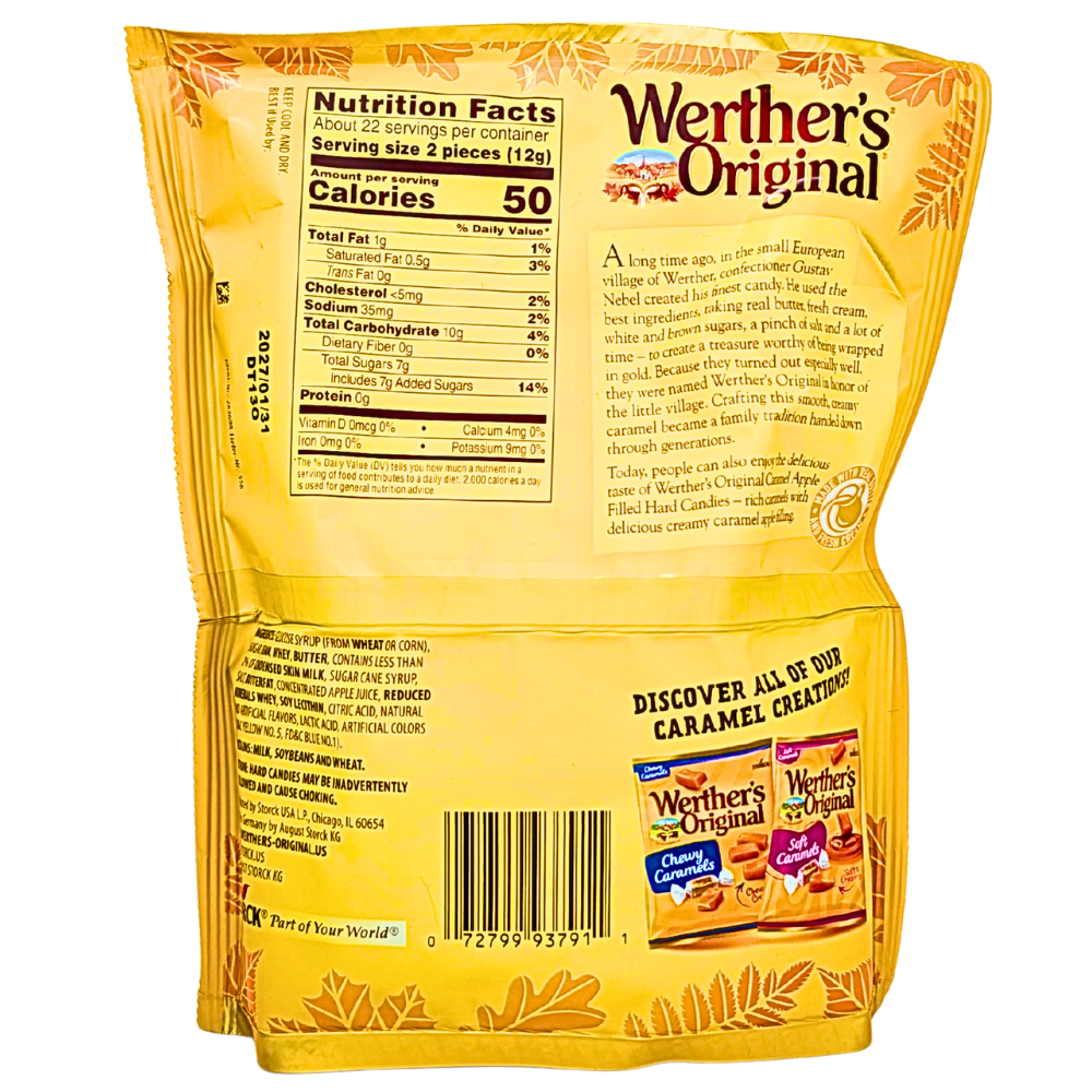 Werther's Original Caramel Apple Filled Hard Candies - 9.4oz