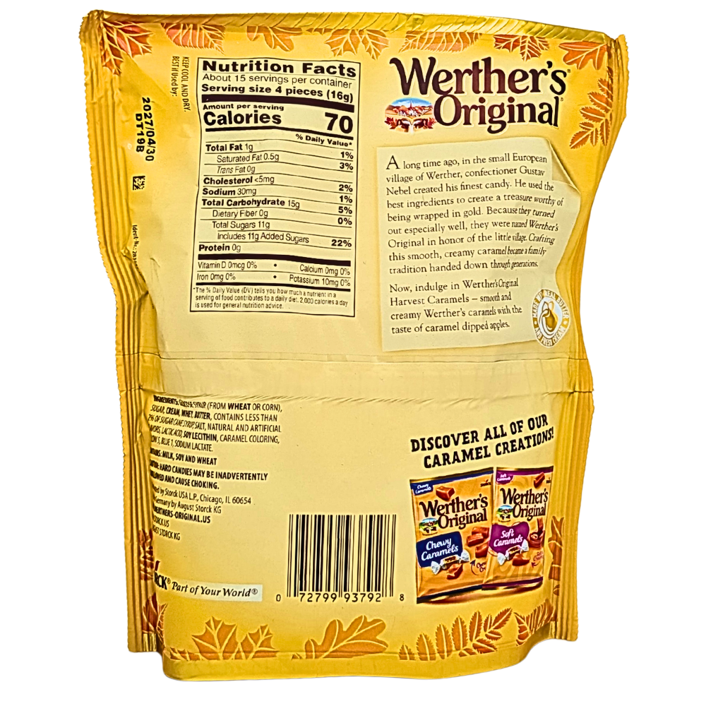 Werther's Original Caramel Apple Hard Candies - 8.5oz