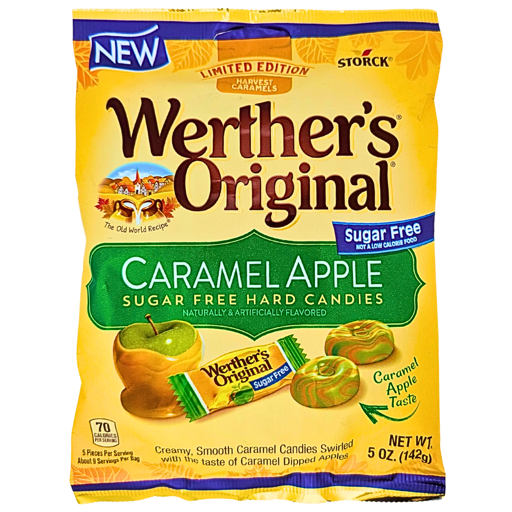Werther's Original Caramel Apple Sugar Free Hard Candies - 5oz