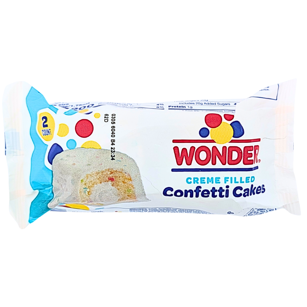 Wonder Creme Filled Confetti Cakes 2ct - 3.5oz