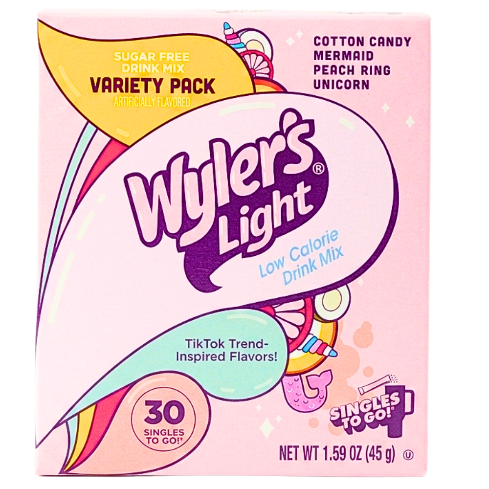 Wyler's Light Drink Mix Variety Pack (30 Singles To Go) - Pink