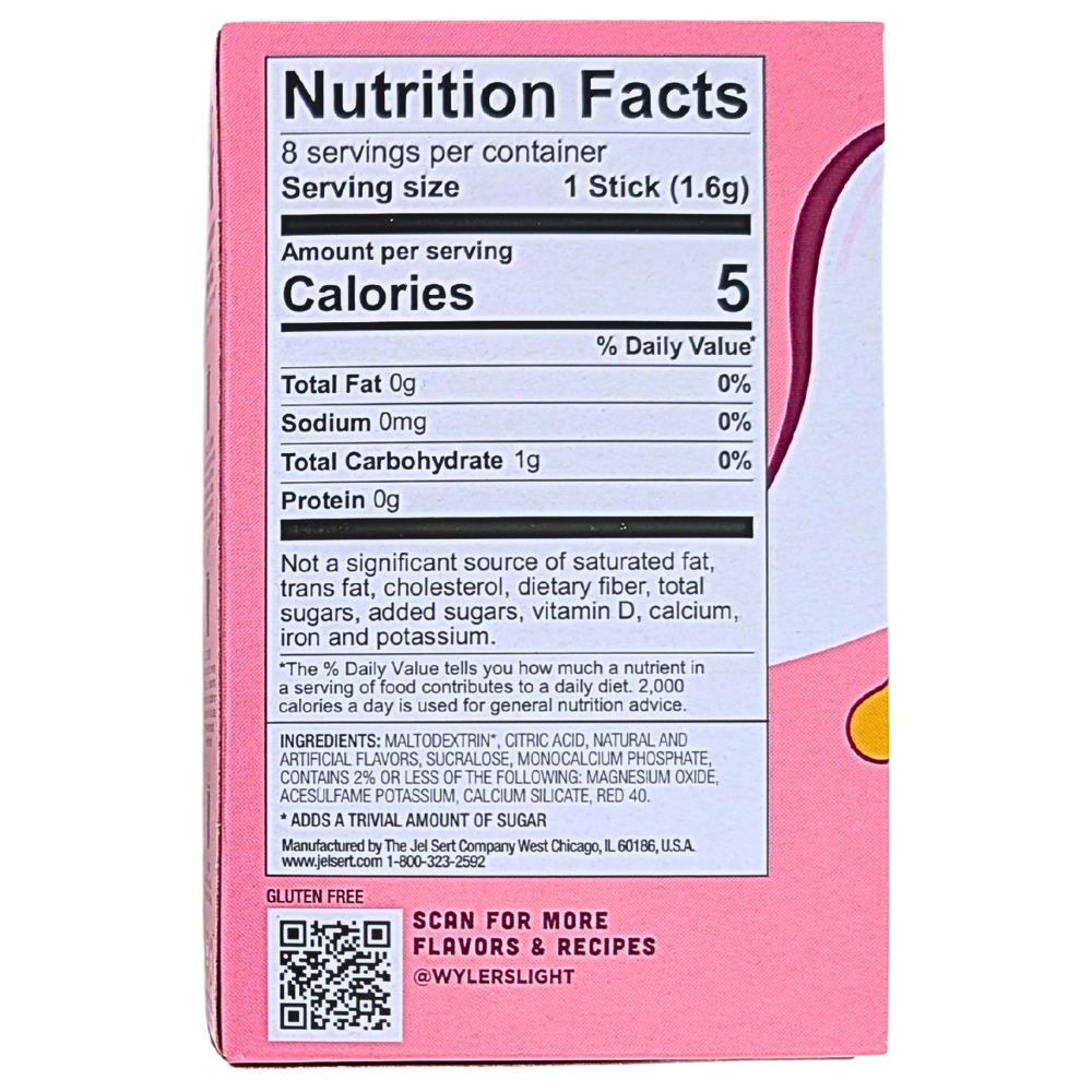 Wyler's Light Singles To Go Drink Mix Strawberry Banana